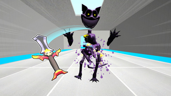 Poppy 4! Cut Monsters with Sword in Arena!