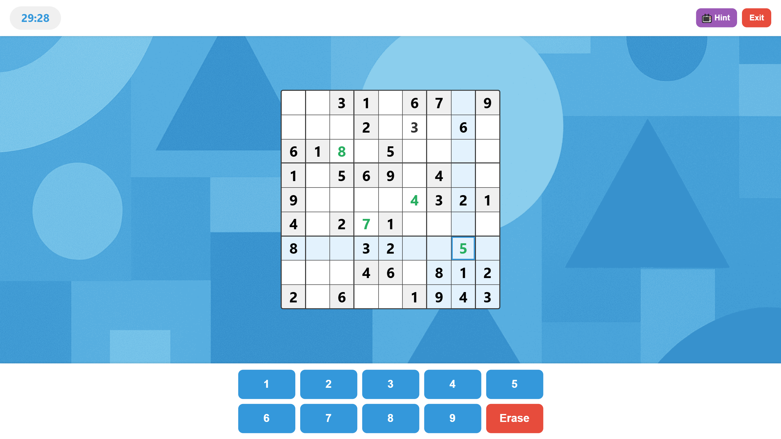 Simple Sudoku — screenshot 2