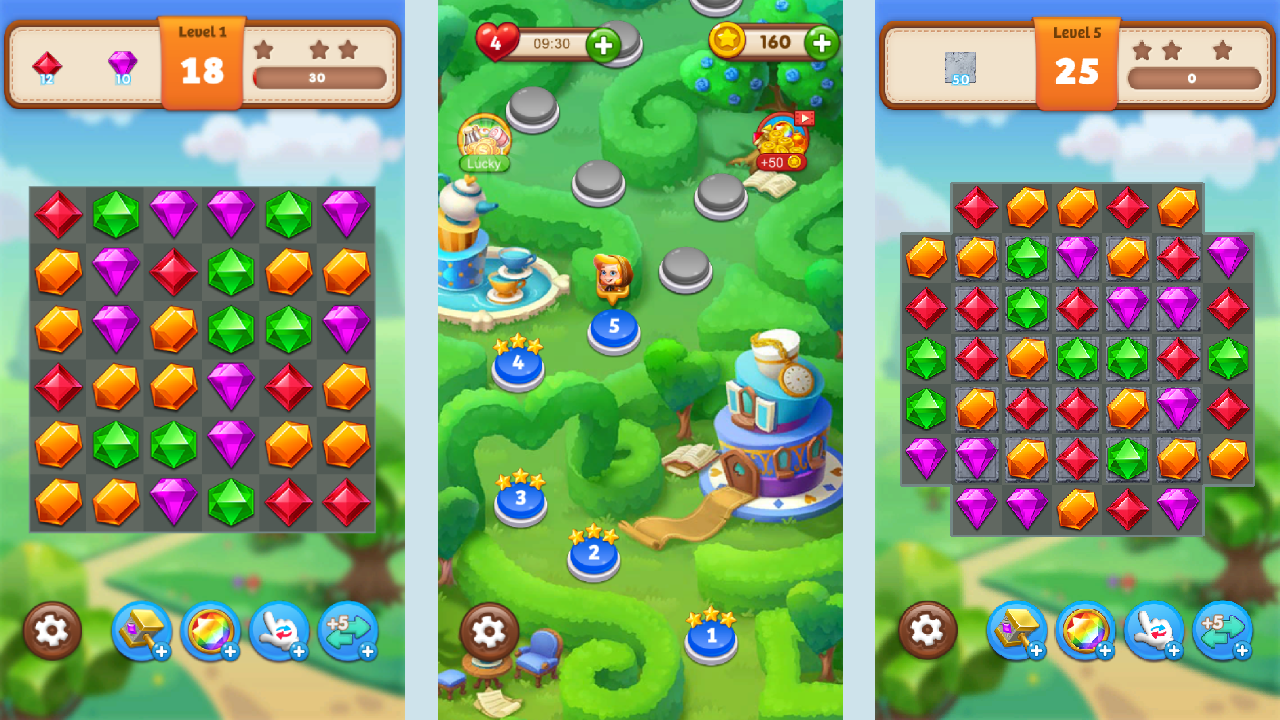 Gems & Jewels - Match 3 screenshot