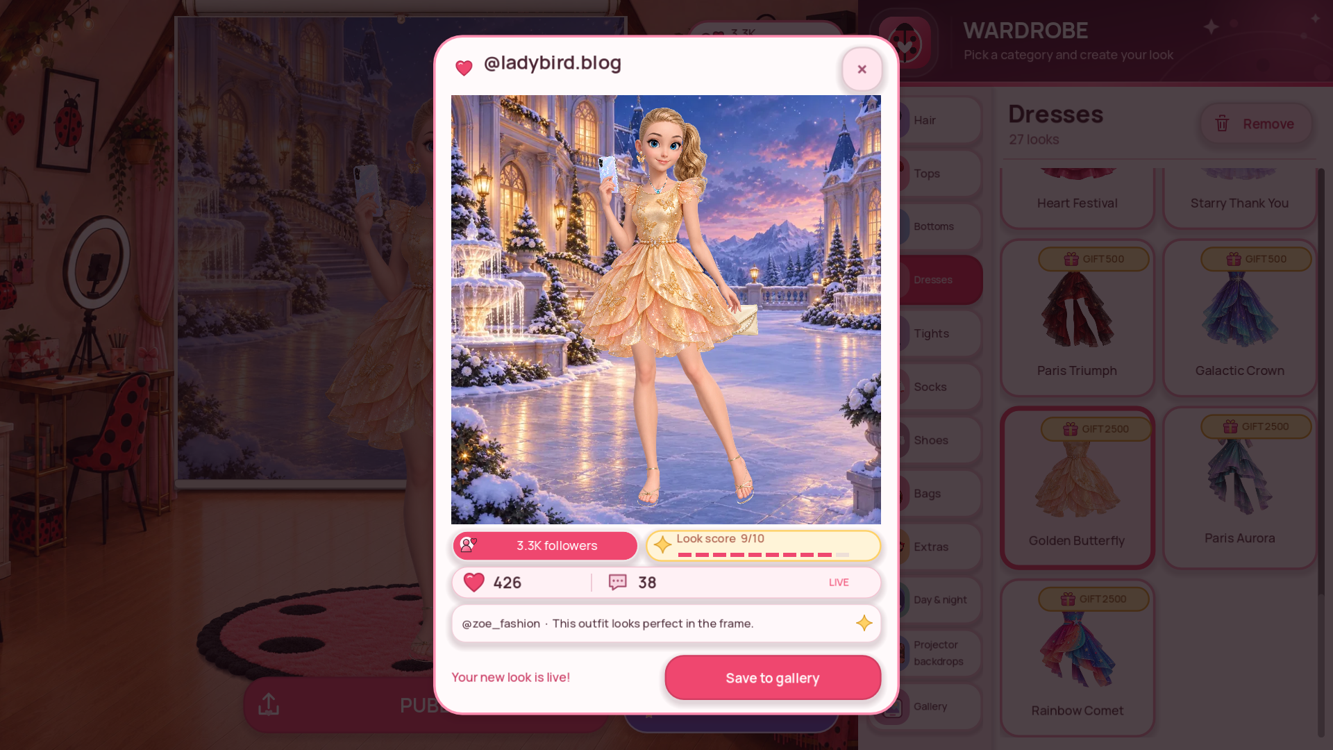 Ladybug: Blogger Dress Up — screenshot 6
