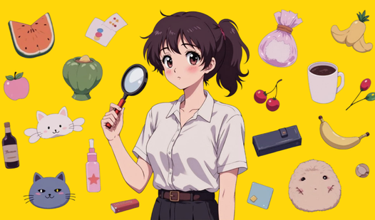 Hidden Anime Objects: Find and Sort