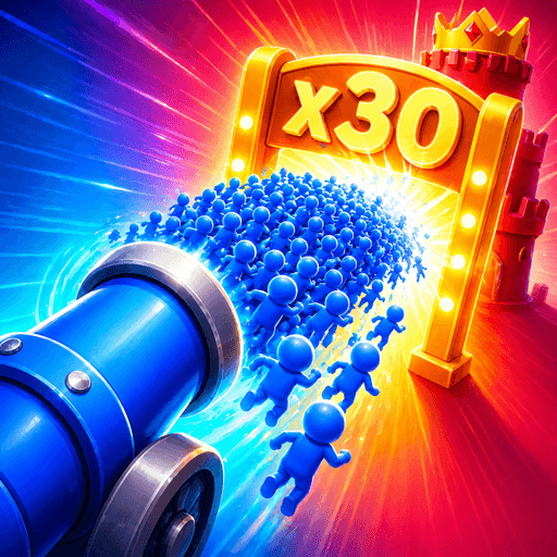 Crowd Cannon Clash icon