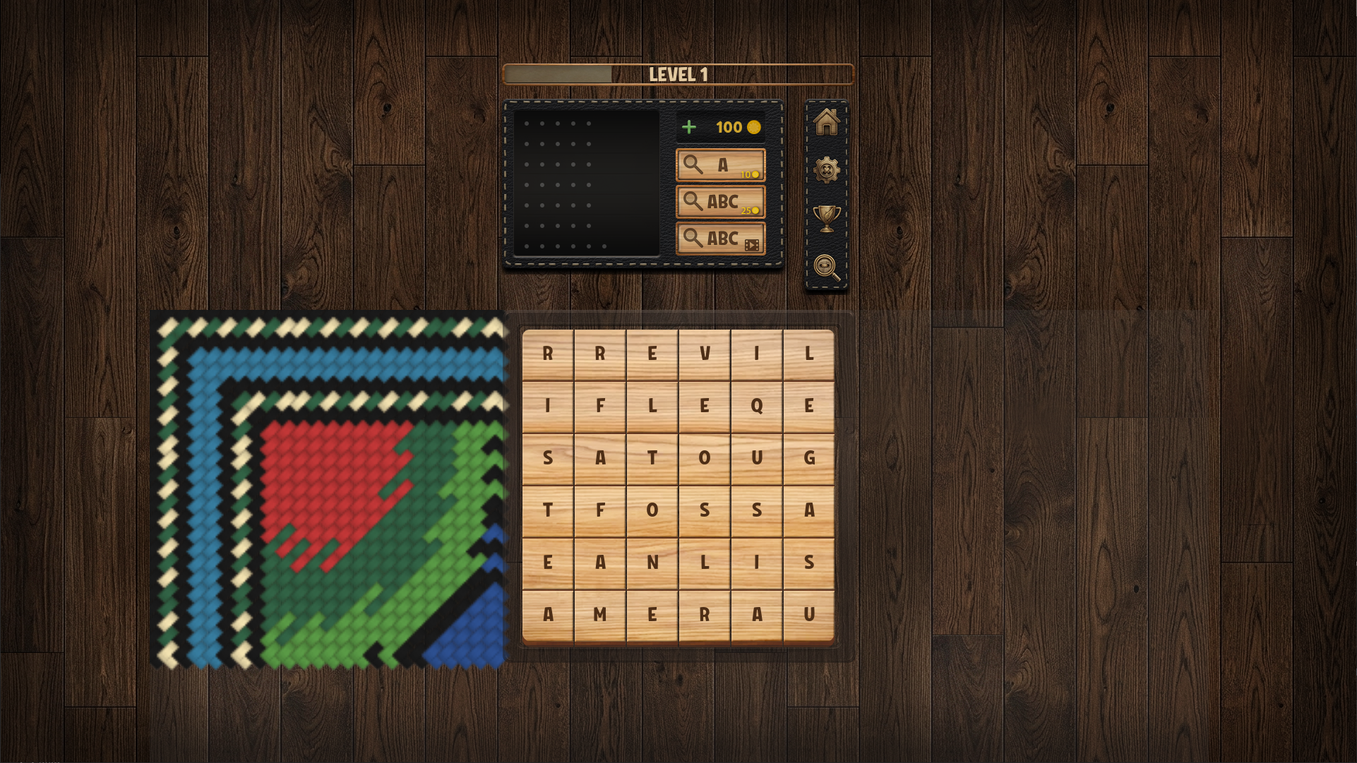 Fillword Carpet — screenshot 1