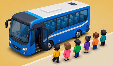 Clear the Jam: Bus Parking