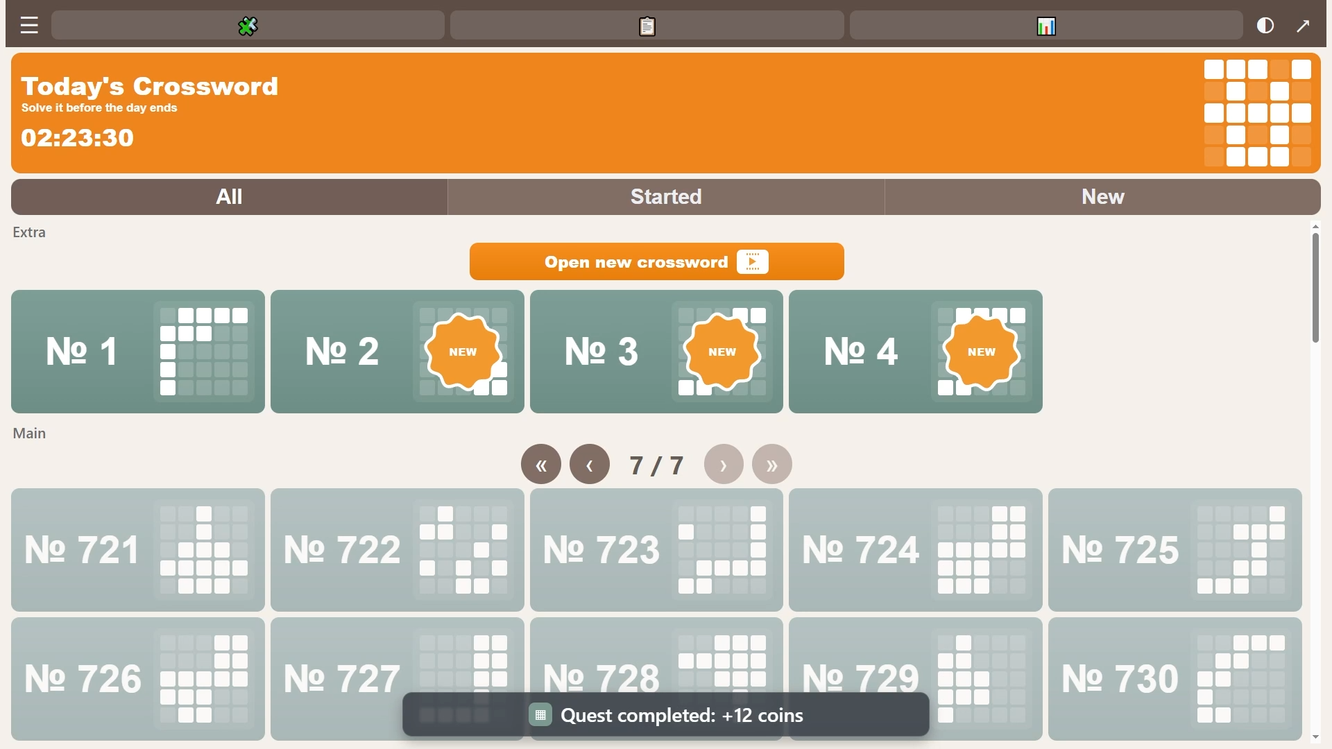 Crosswords: Big Collection screenshot