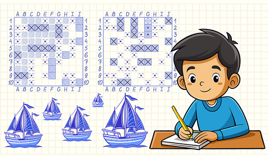 Классический "Морской бой" (Paper_Game): Playhop orqali bepul oʻynang