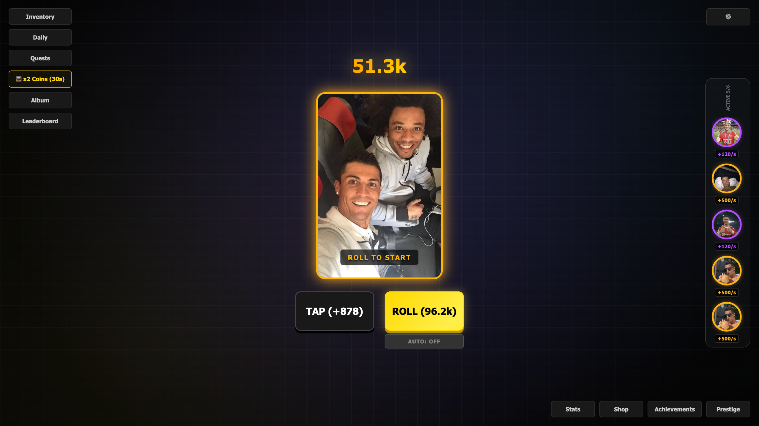Ronaldo RNG: Card Collection screenshot