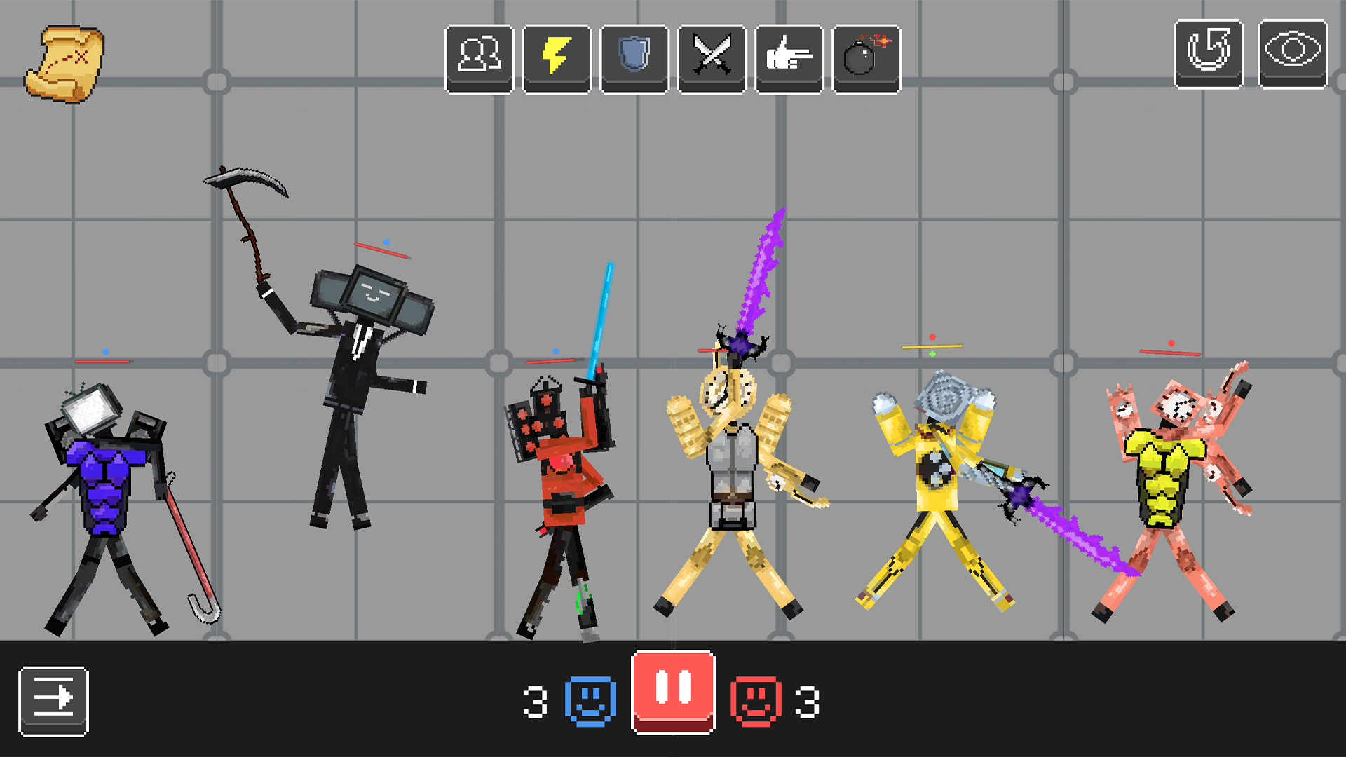 Sandbox Battles: TV Mens screenshot