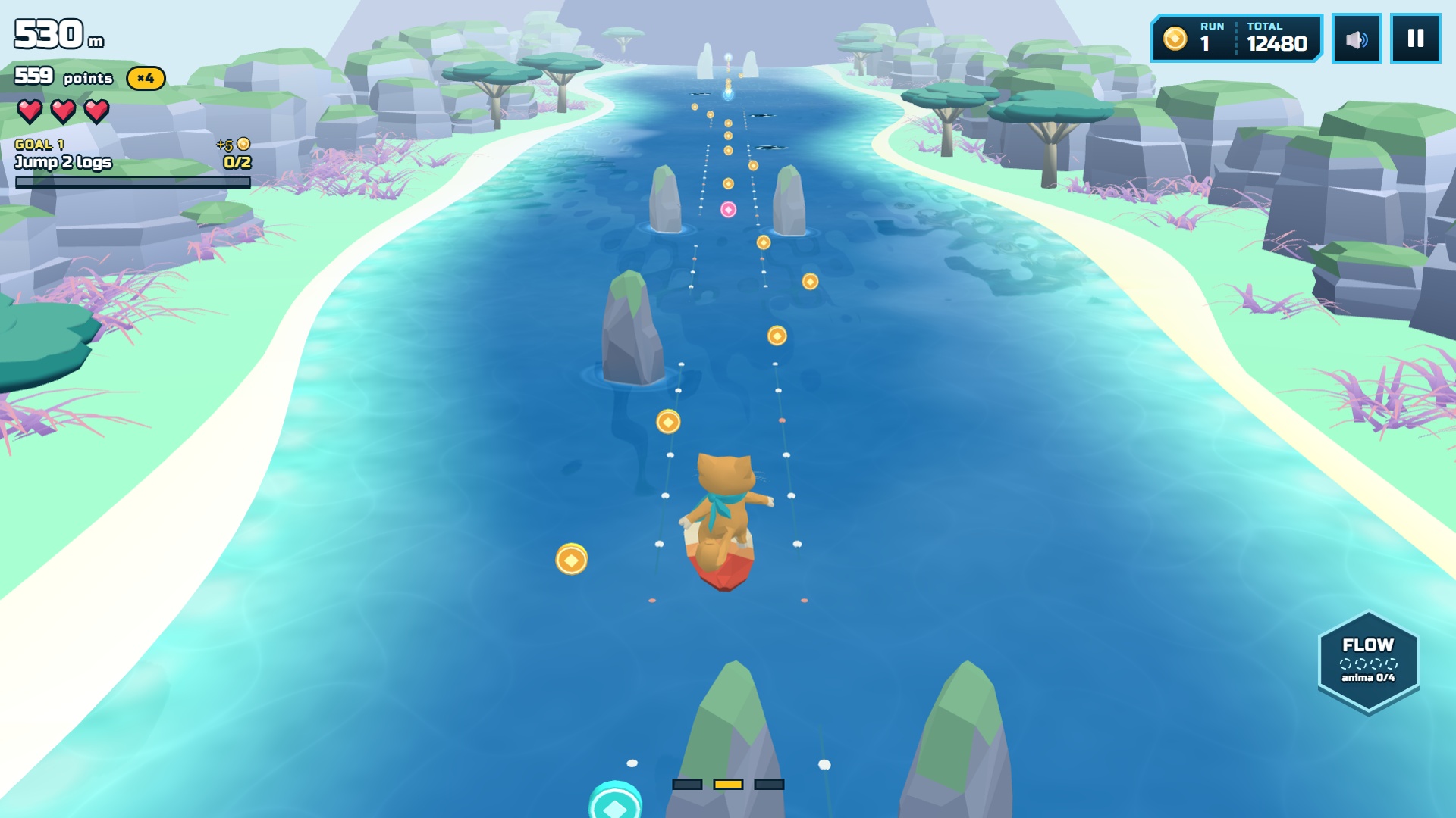 Flow Board: Parkour Runner screenshot 4