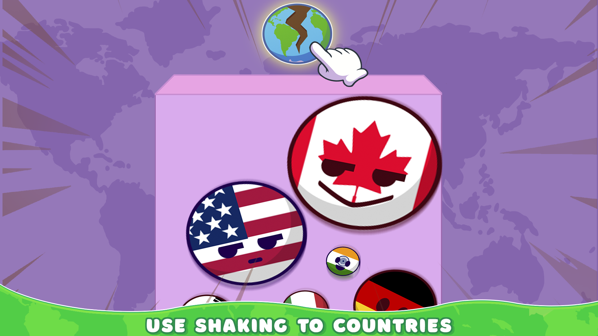 Country Balls: Merge Puzzle screenshot