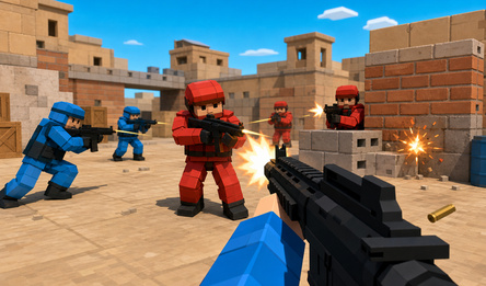 Blockwarz: Team Shooting Game
