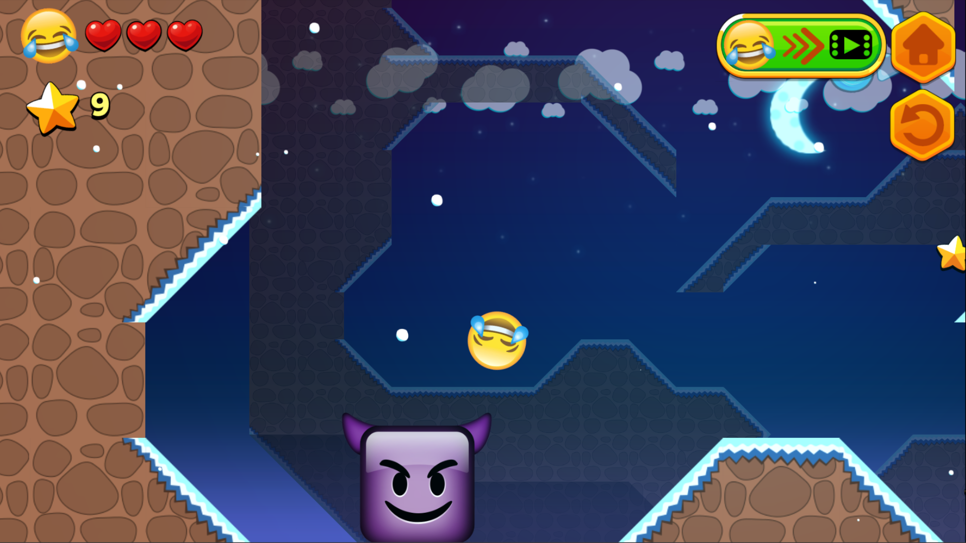 Emoji Ball: Bounce Adventure Roller Ball screenshot