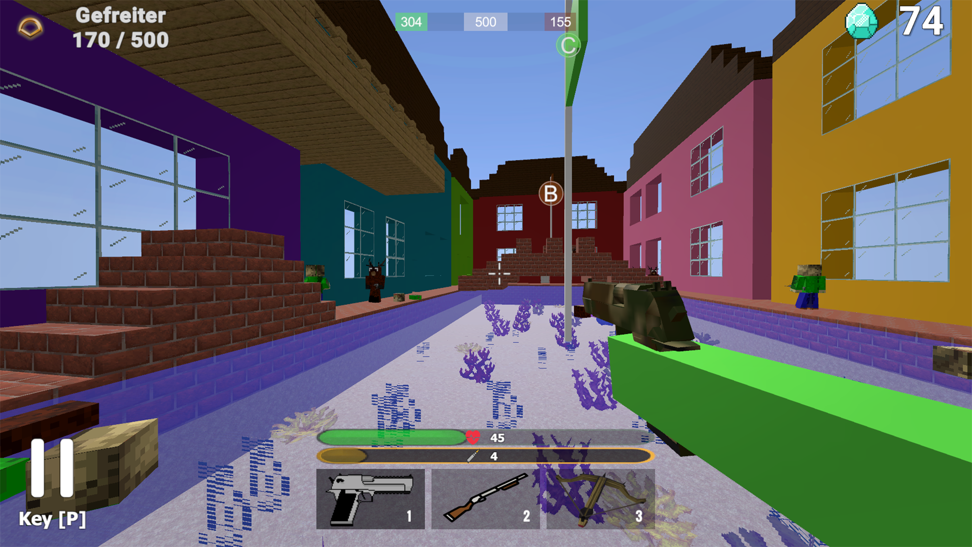 Deer VS Baldi: Front screenshot