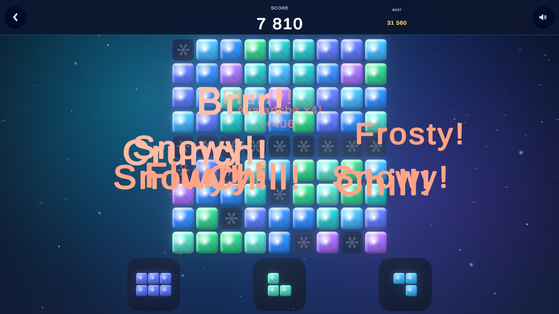 Ledoku: Winter Block Puzzle screenshot