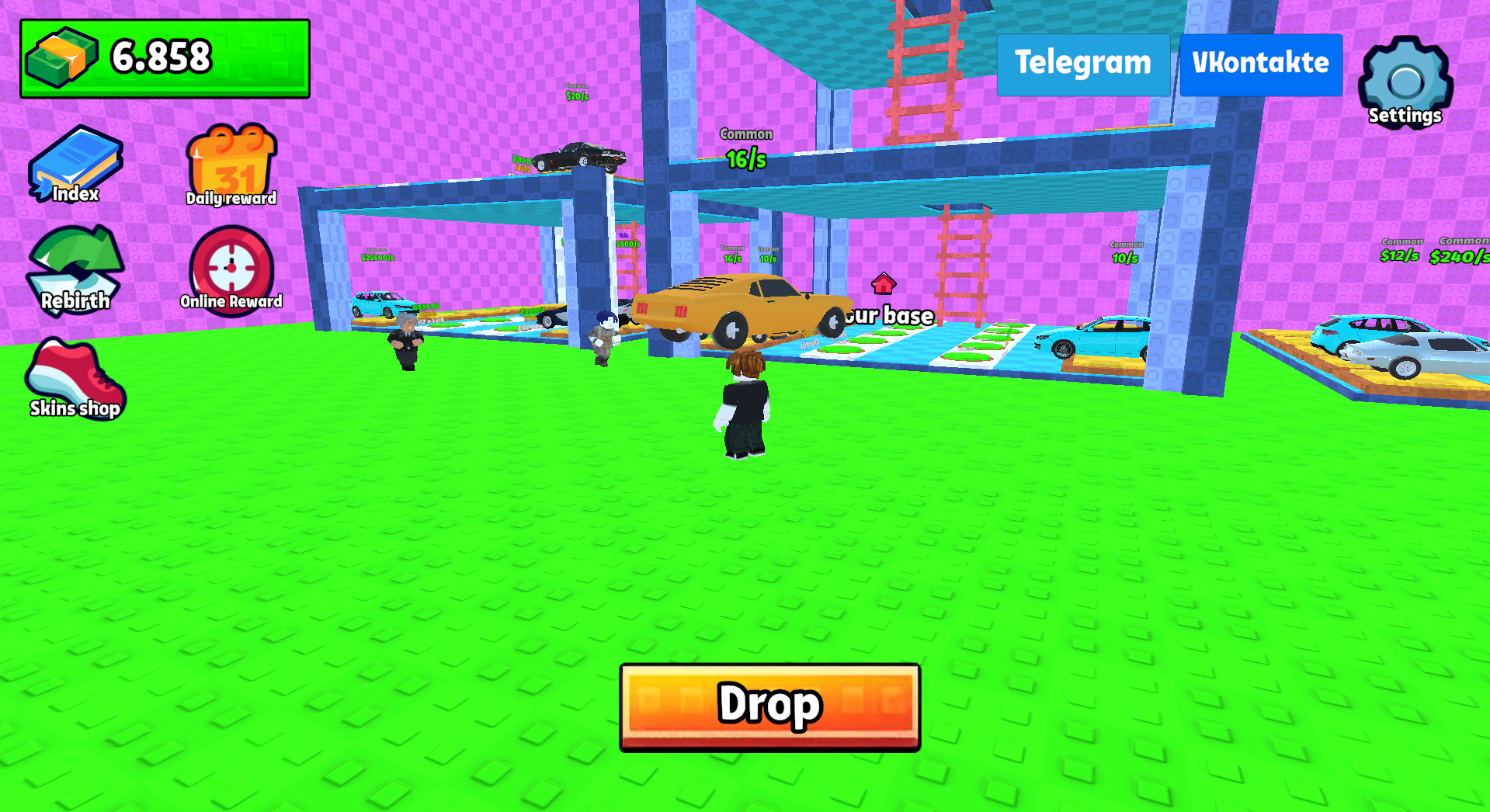 Save Cars from Tsunami: Online screenshot
