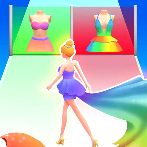 Fashion Girl Dancing Dress icon