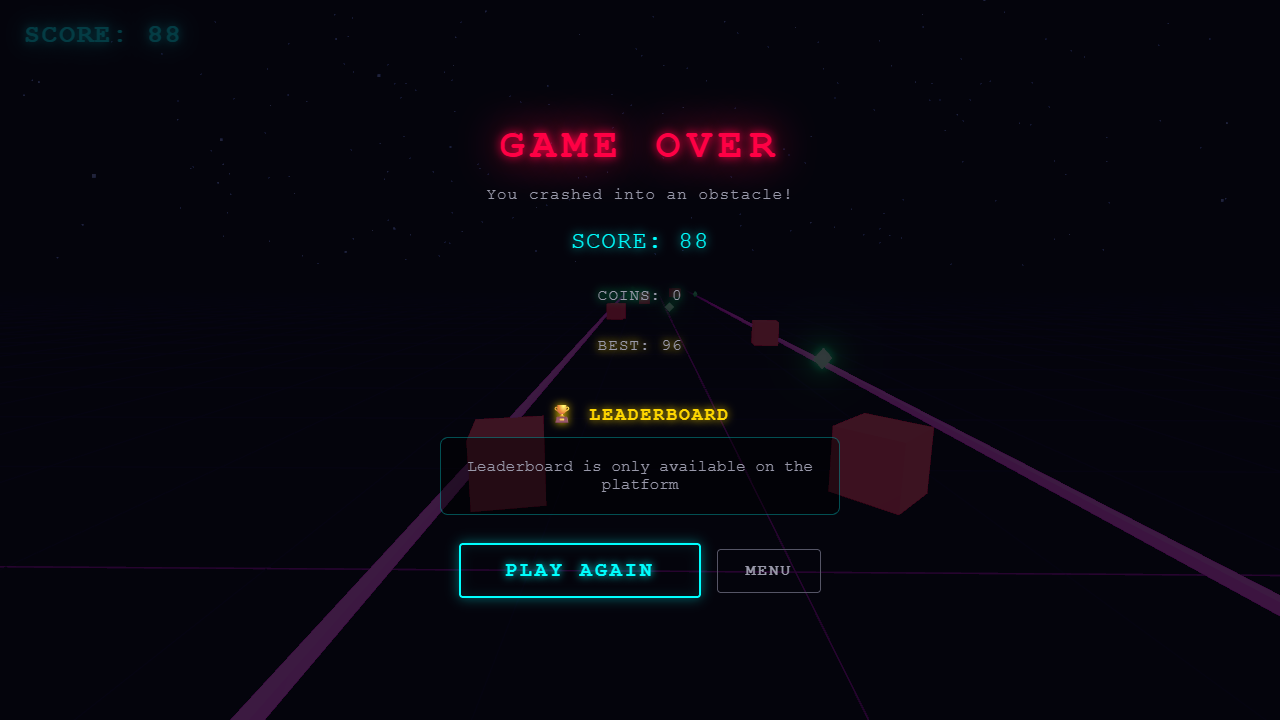 Neon Cyber-Runner — screenshot 2