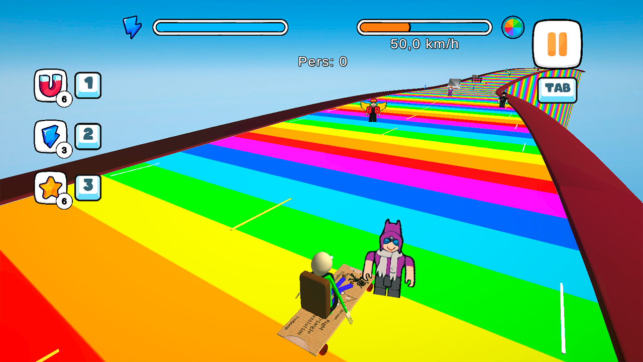 Baldi on the ruler — screenshot 1