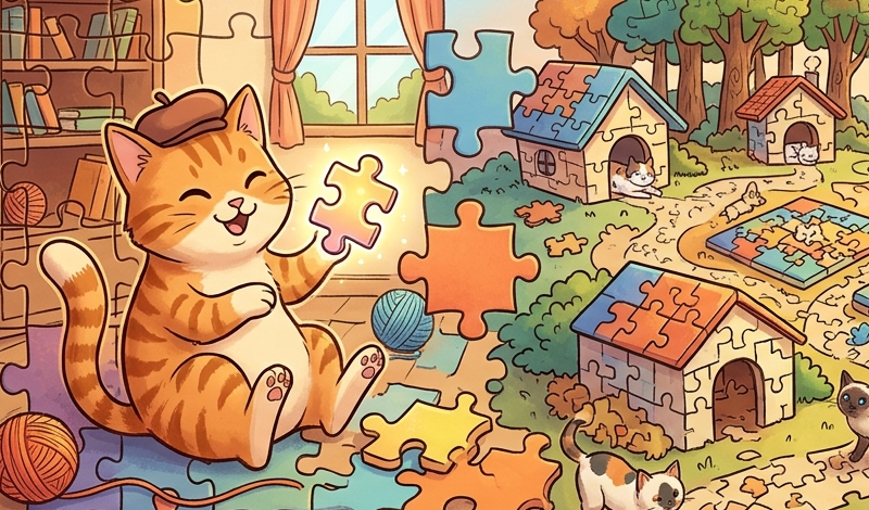 Kitten Jigsaw Puzzles game cover