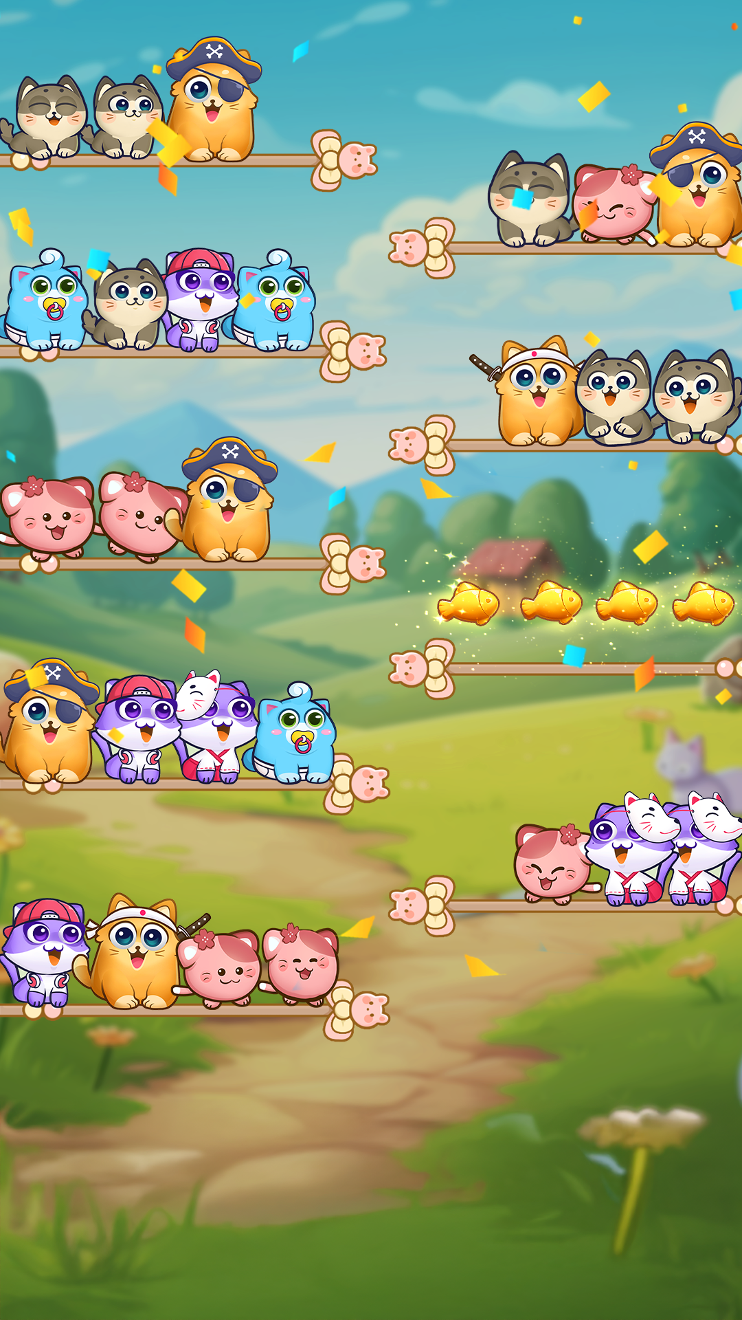 Kitten Sort Puzzle: Cute Pet Game screenshot 5