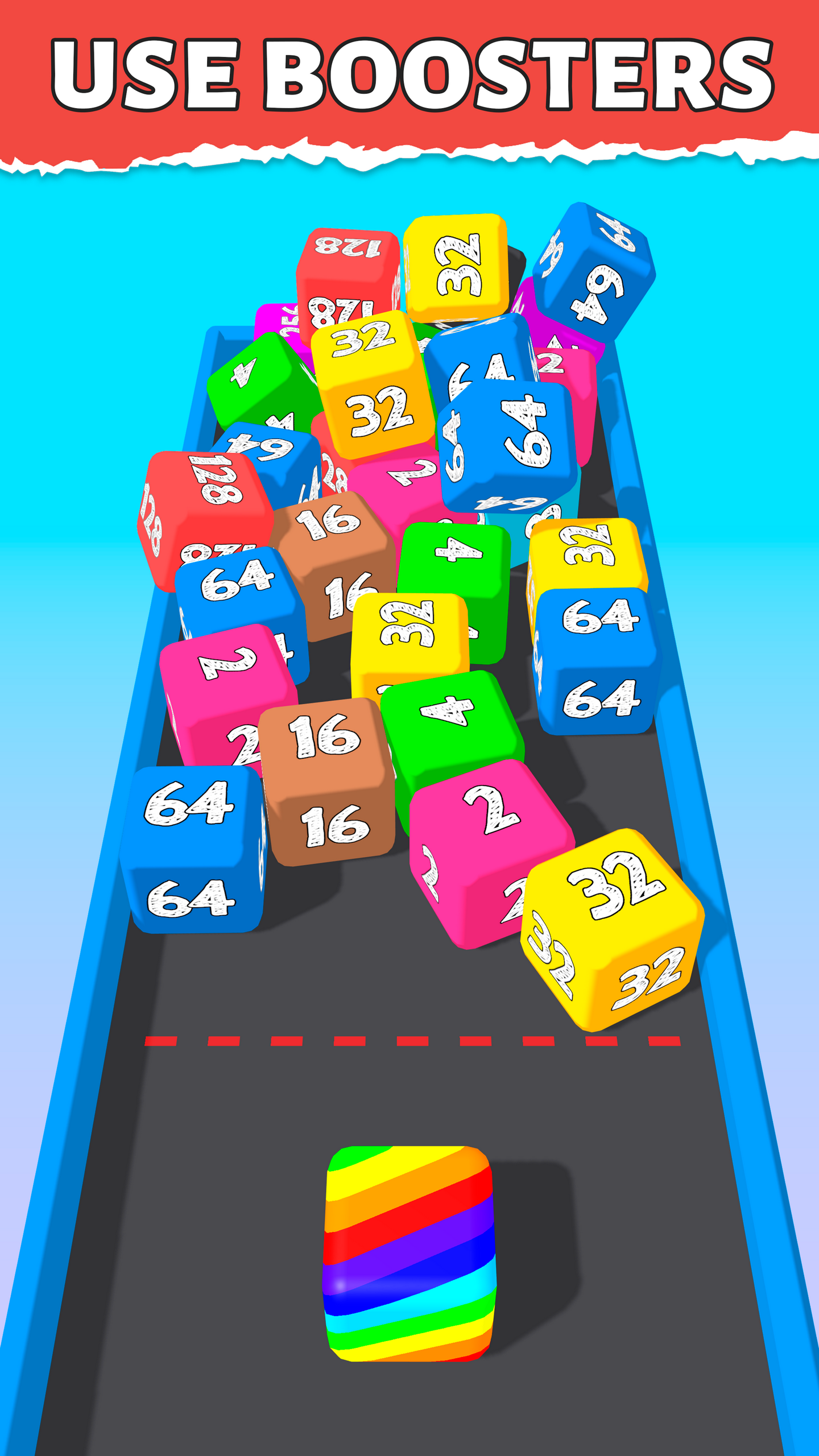 2048 3D Dice: Cube Merge Puzzle screenshot 6