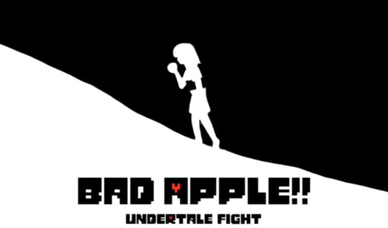 Bad Apple!! Undertale Fight game cover