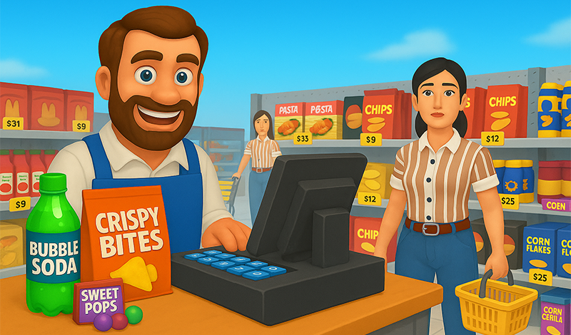 Supermarket Simulator game cover