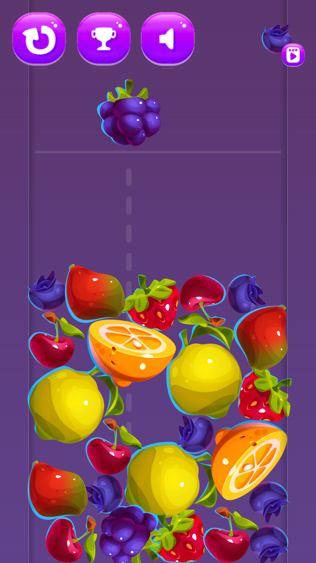 Merge the fruits to reach the watermelon screenshot 7