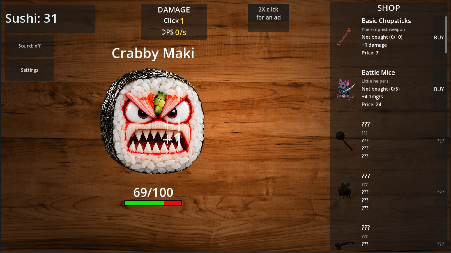 Sushini-Attack screenshot