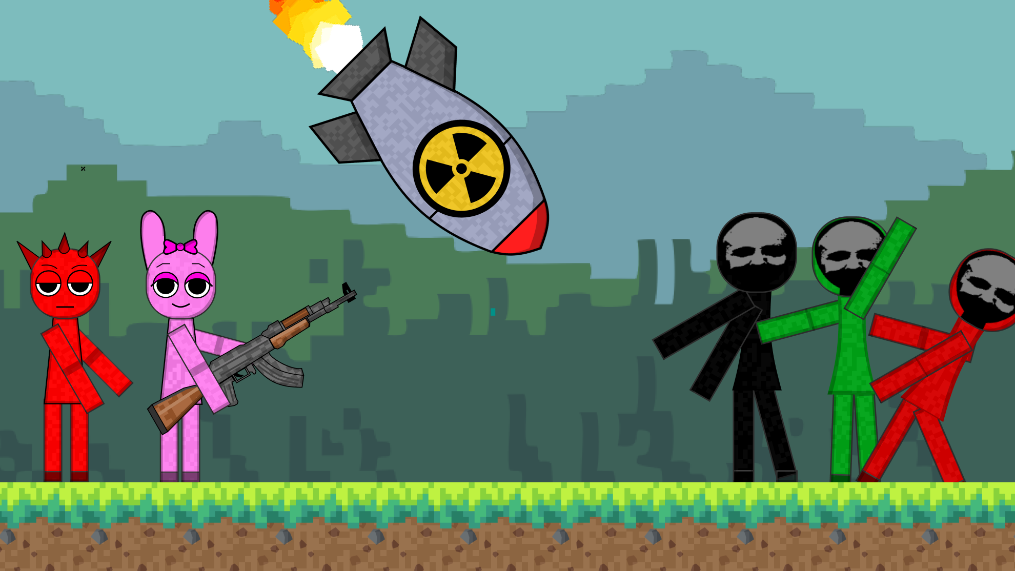 Sprunki Sandbox War Mod screenshot