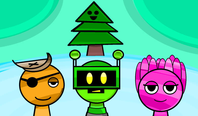 Color the Sprunki Novelty! game cover