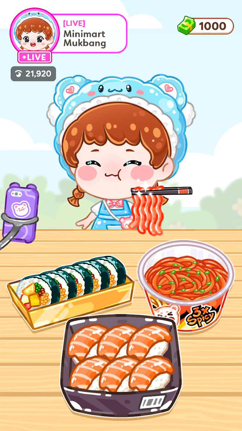 ASMR Girl: Livestream Mukbang screenshot 3