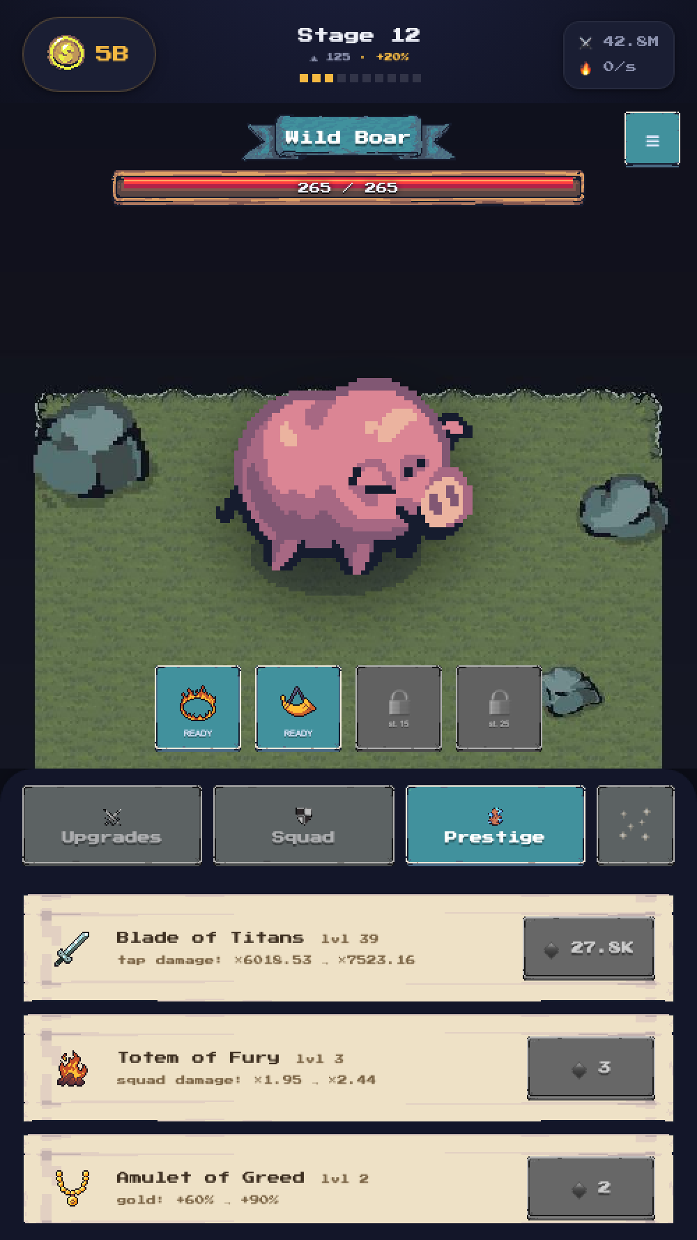 «Tap Legends» - fantasy clicker screenshot 4