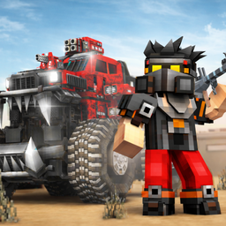 Blocky Cars: Car Battle