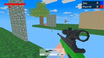 Block 3D Sniper Battle