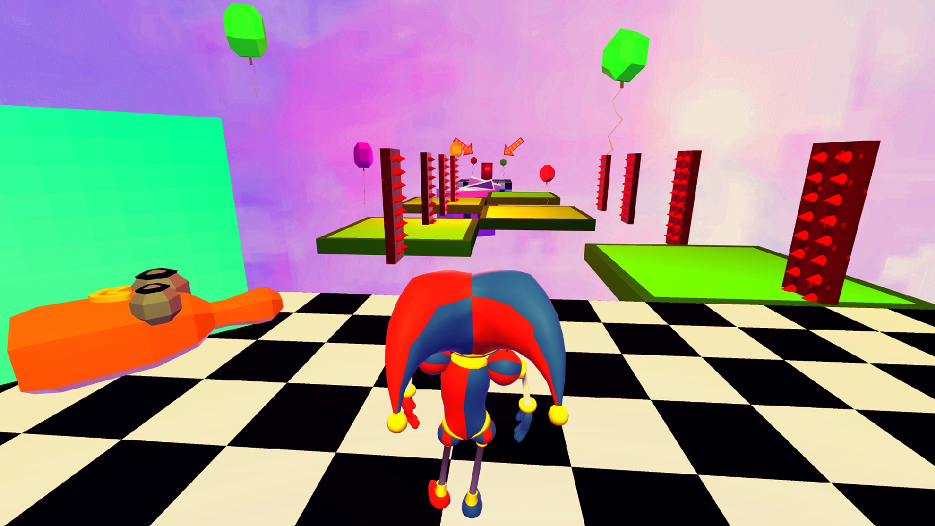 Digital Circus: Parkour with Pomni screenshot