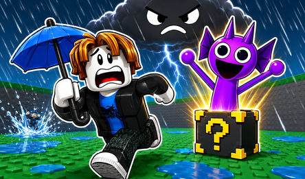 Escape Rain for Lucky Blocks! Online Sprunki 3D +1