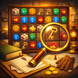 Двигай и собирай: Три в ряд