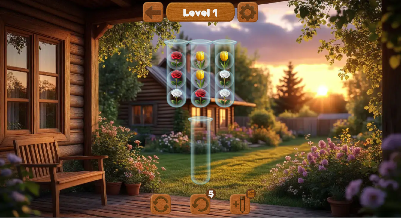 Sort your garden flowers — screenshot 1