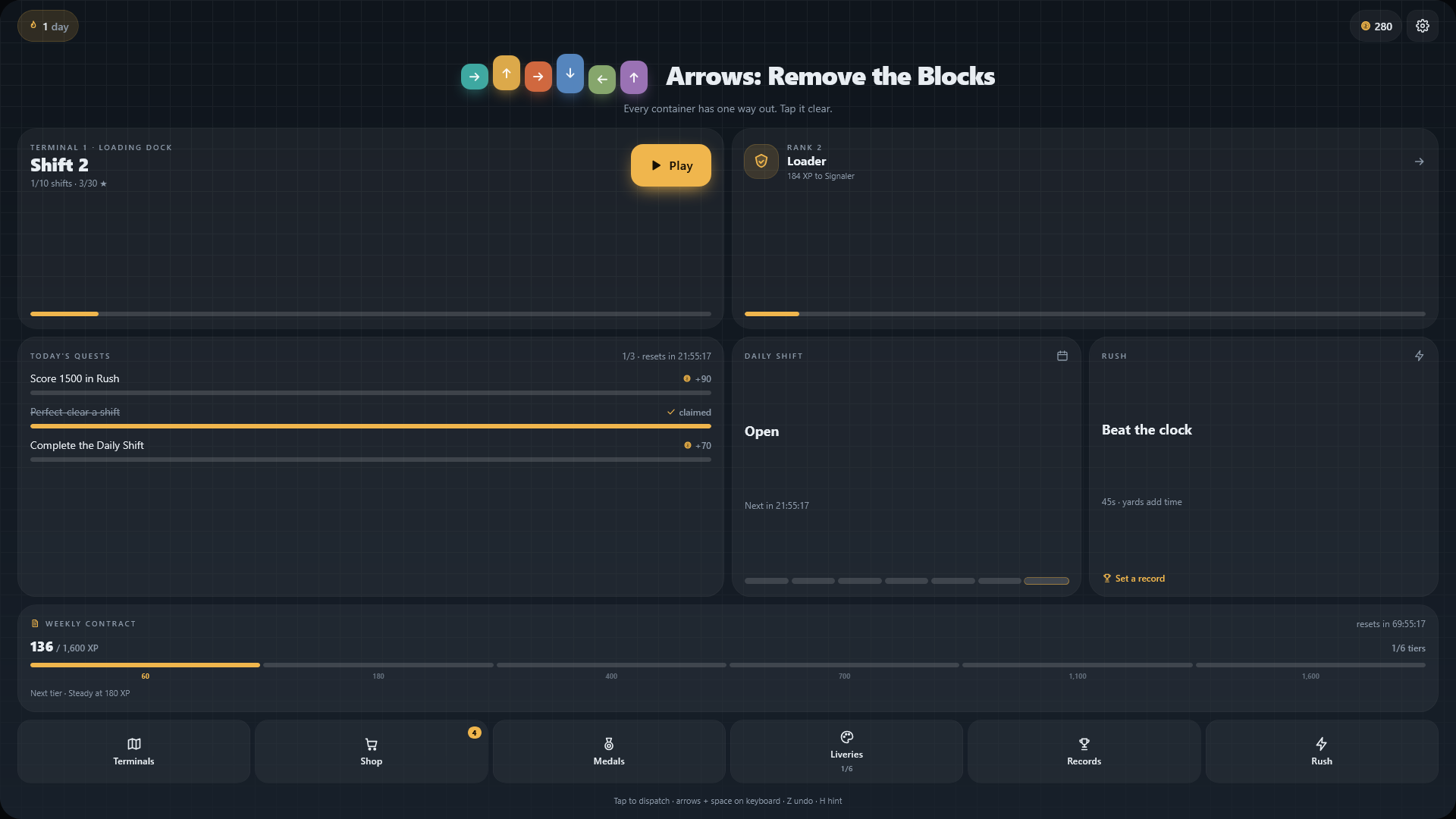 Arrows: Remove the Blocks — screenshot 1