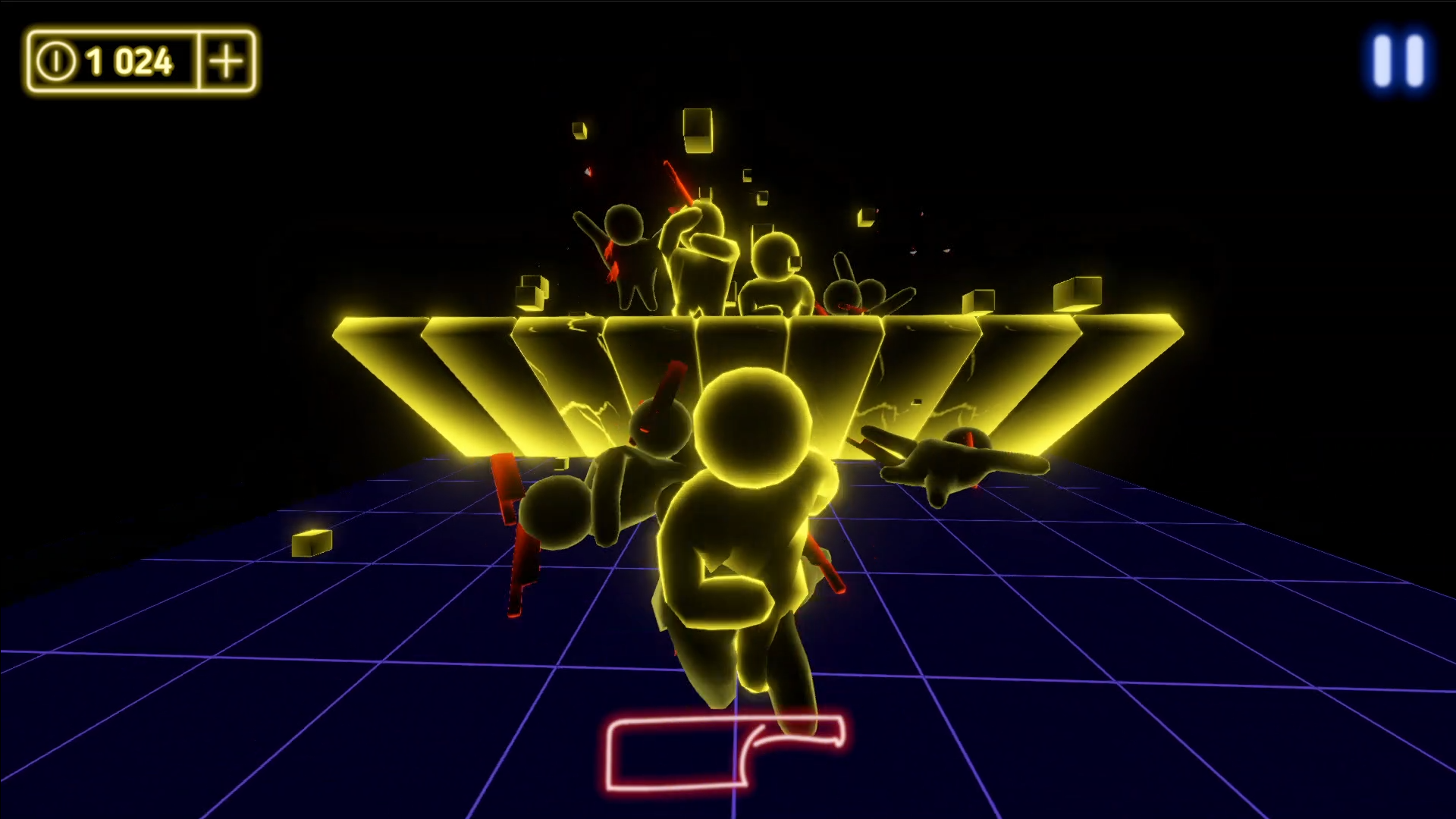 Ragdoll vs knife: slow-mo 3D screenshot 2