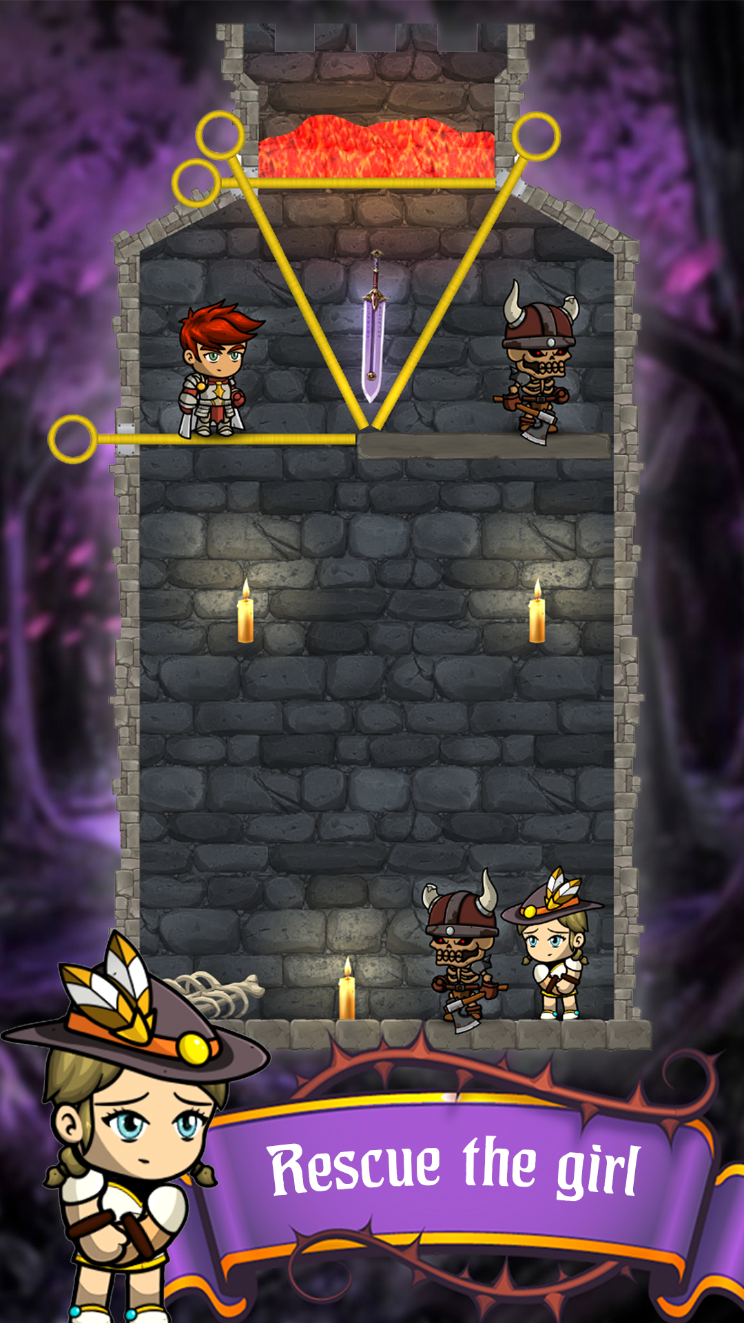 Hero Rescue: Pull the Pin Puzzle screenshot 4