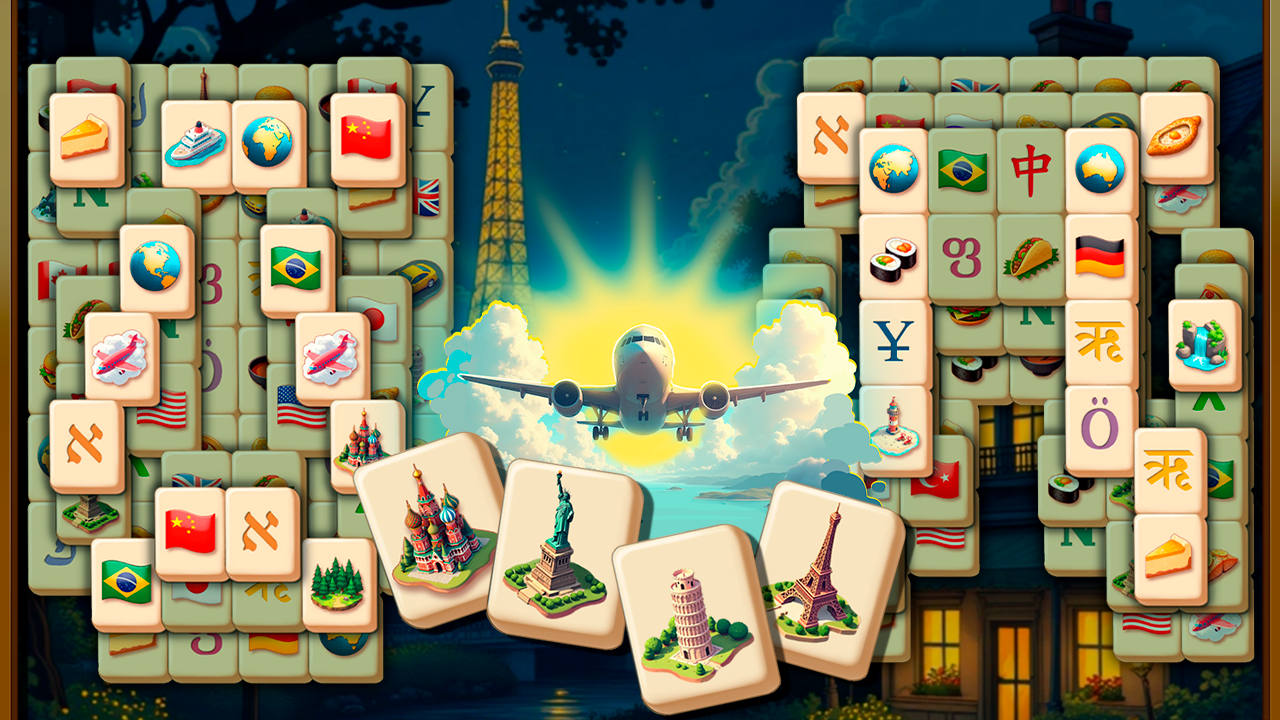 Mahjong Travel - Puzzle Around The World screenshot