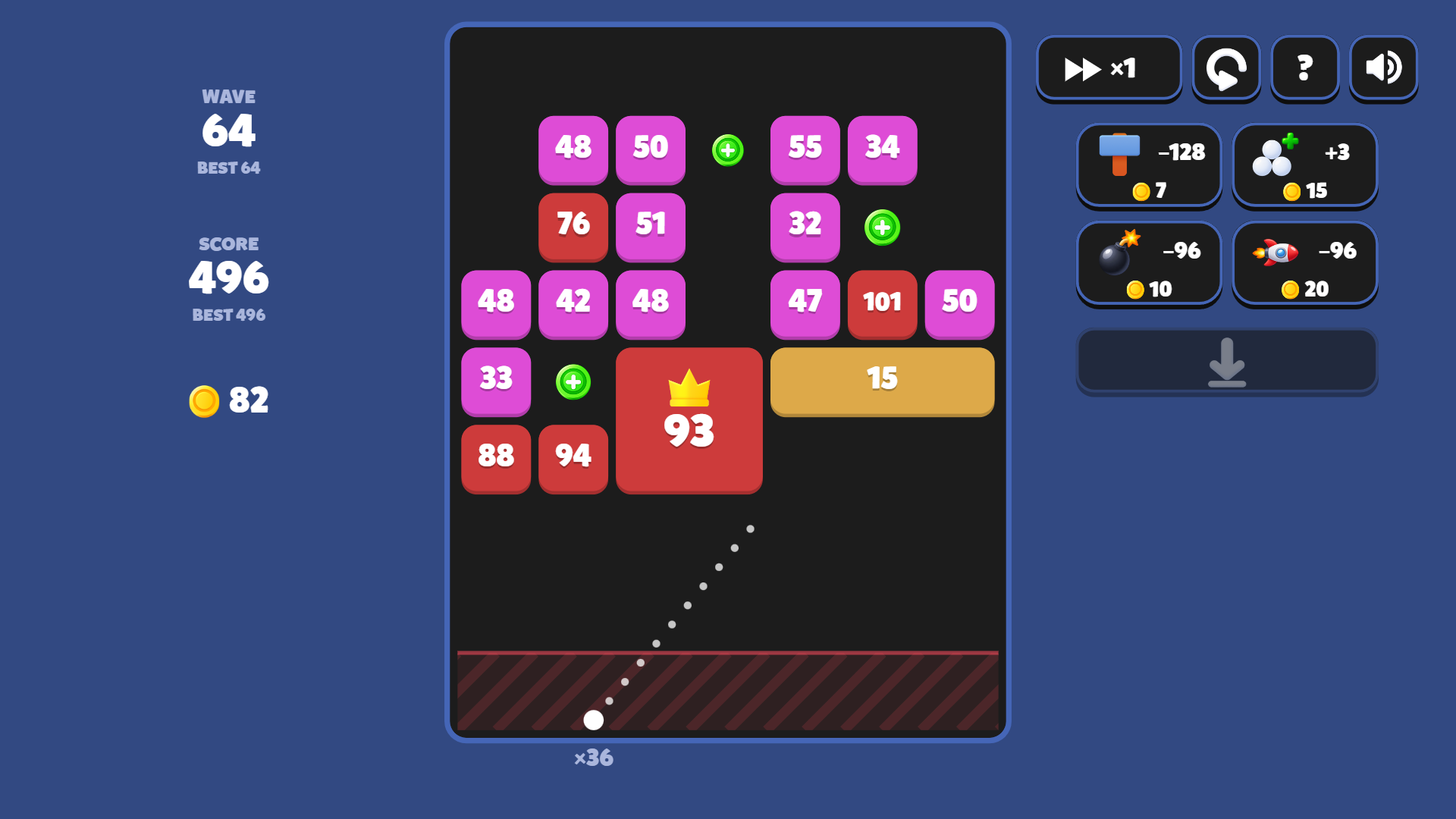 Brick Swarm: Endless screenshot