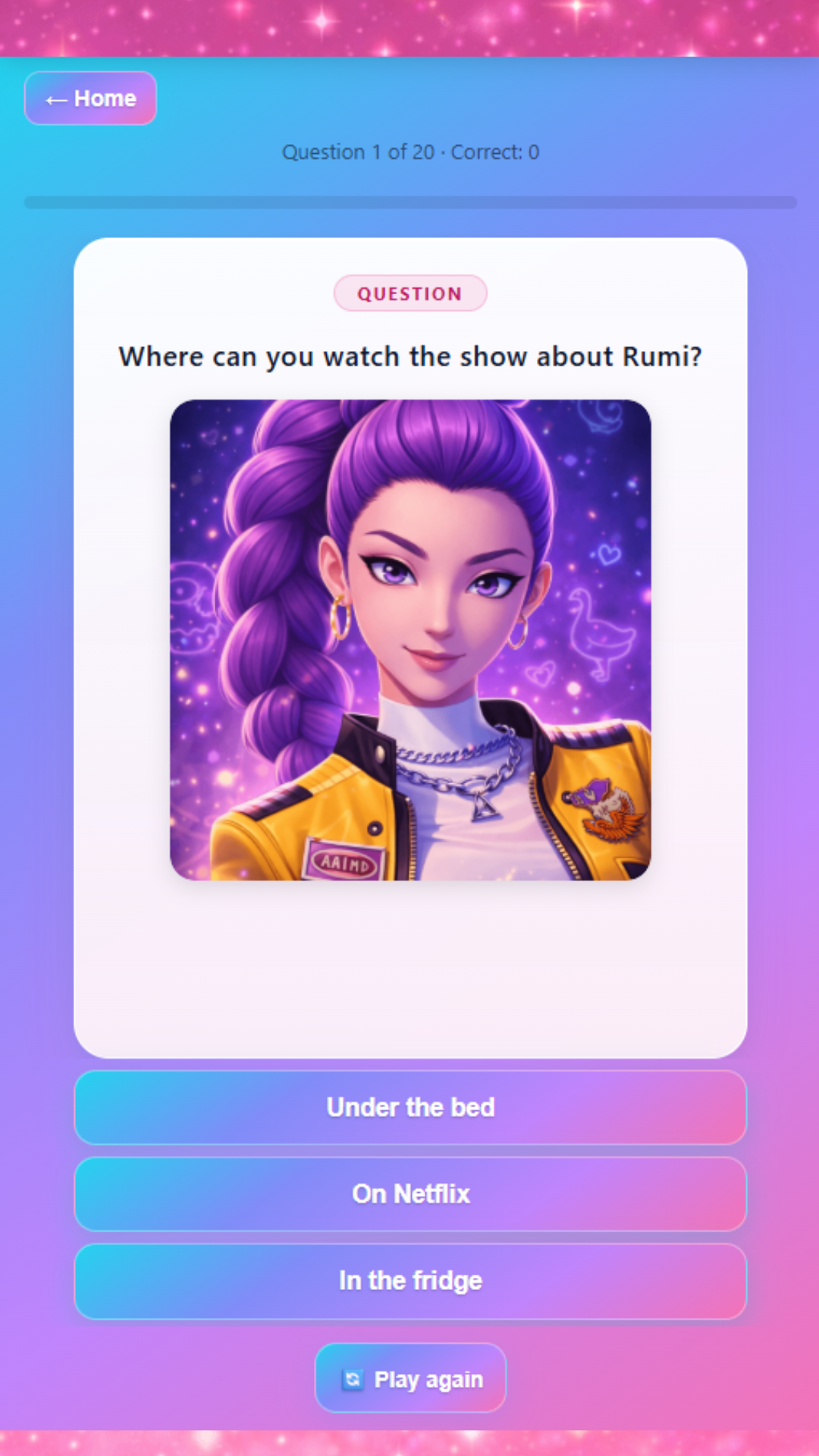 k-pop Demon Hunters: Who are You from the Huntrix? screenshot 4