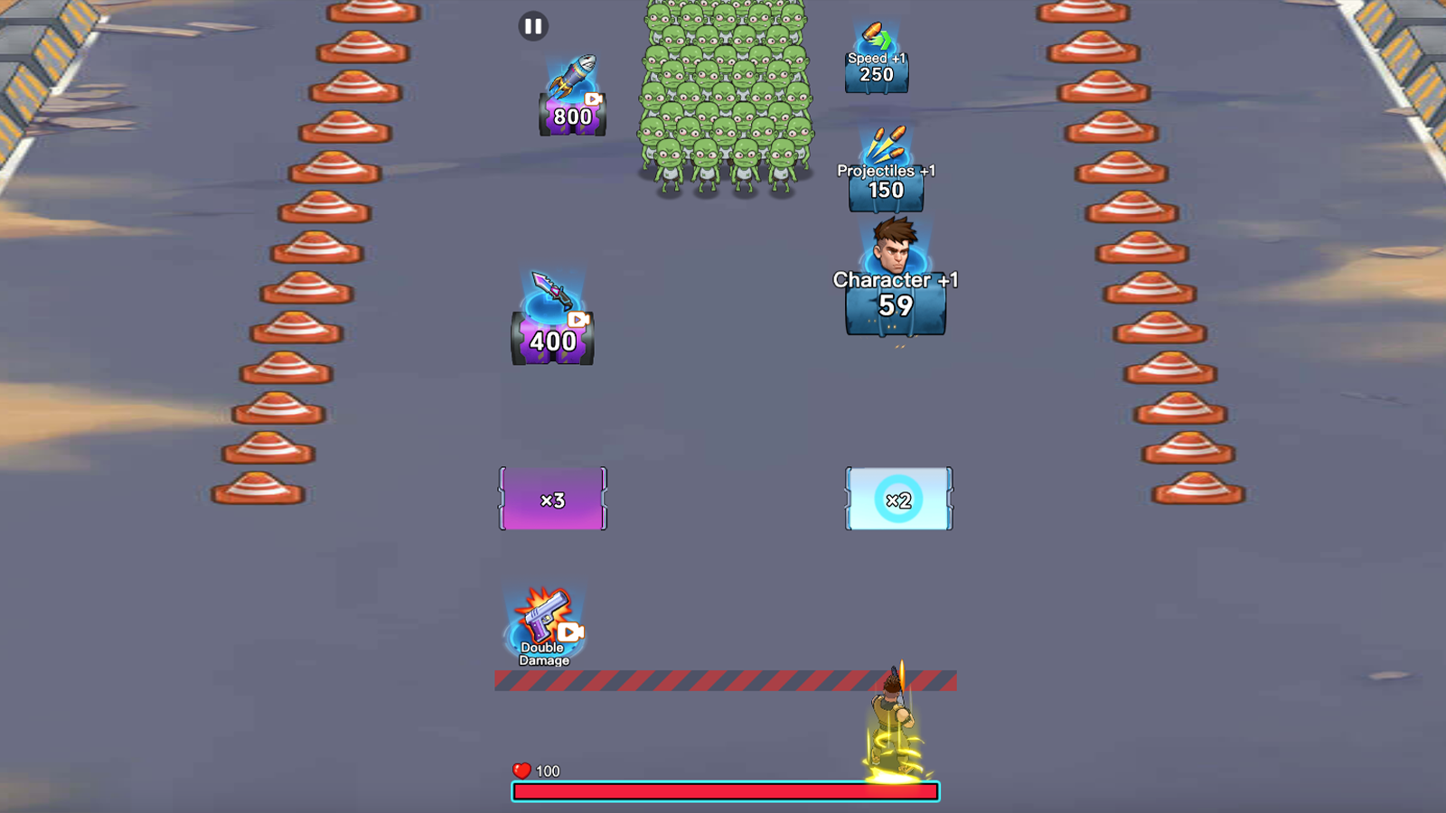 Zombie Defense: Barrel Blast Survival screenshot