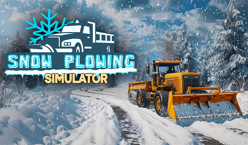 Snow Plowing Simulator game cover