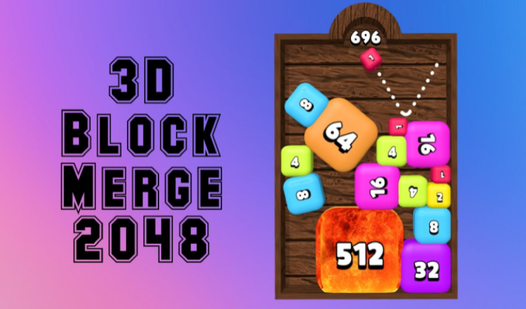 3D Blocks Merge 2048