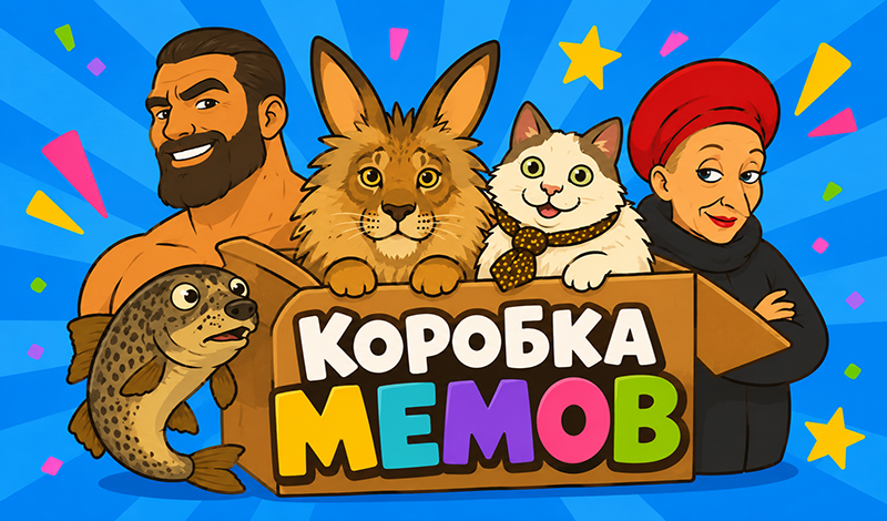 Коробка МЕМОВ game cover