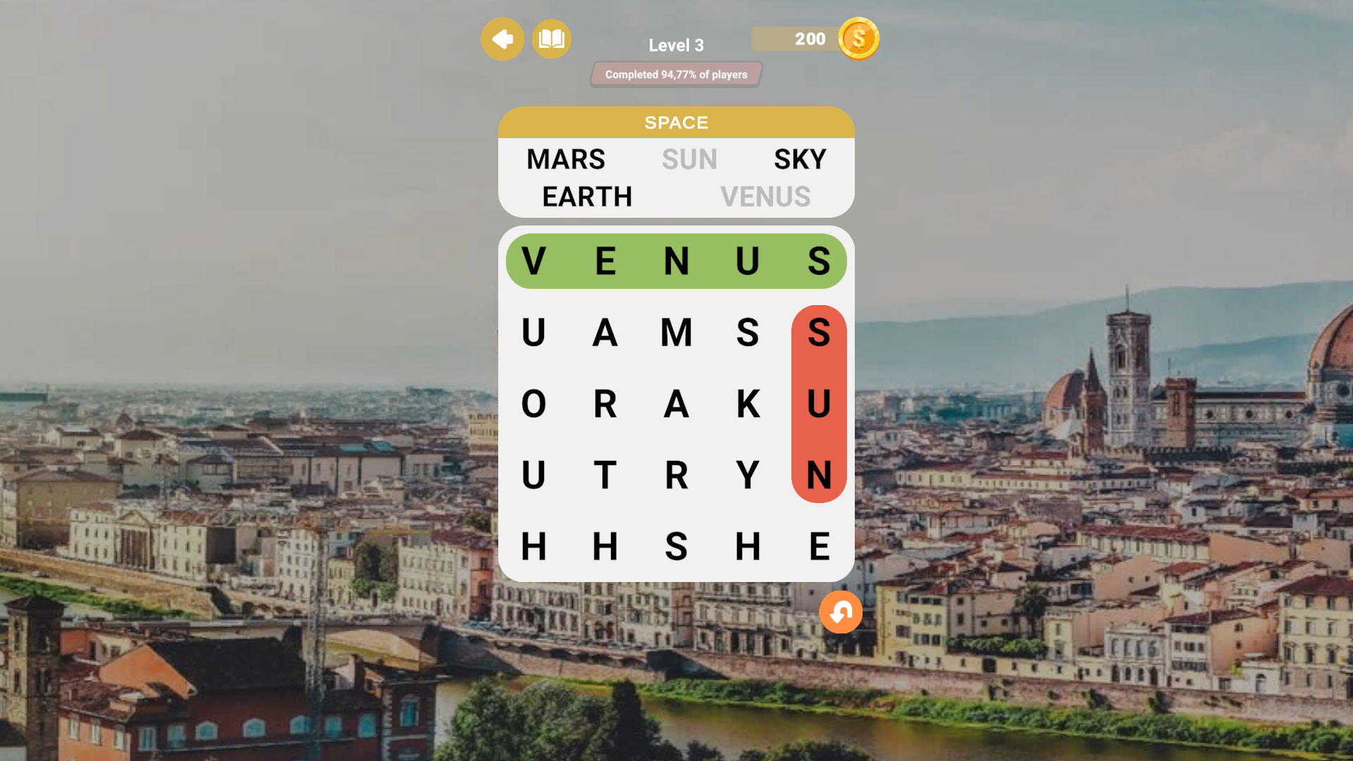 Word search: Travel around the world — screenshot 3